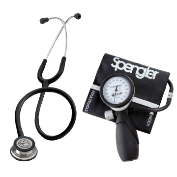 Pack tensio Lian Nano Spengler + Stétho Classic III SE Littmann noir