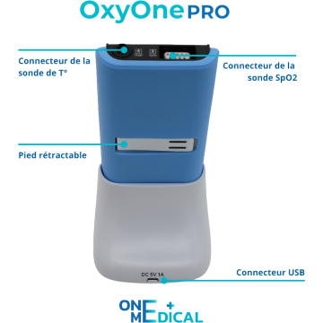 Oxymètre de pouls professionnel One Medical Oxy One Pro