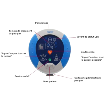 Défibrillateur HeartSine Samaritan PAD 500P