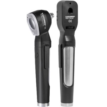 Set otoscope et ophtalmoscope LuxaScope Oculus LED 3.7 V